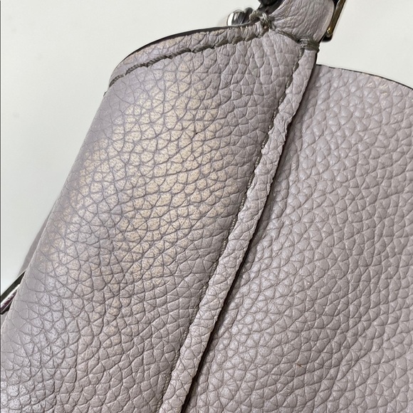 Kate Spade Talia Small‎ Triple Compartment Satchel Shoulder Bag Soft Taupe - Picture 12 of 13